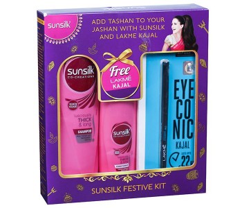 SUNSILK PINK THICK & LONG GROWTH SHAMPOO